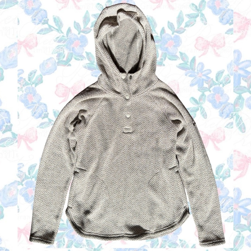 Cream/Light Grey Columbia Darling Days Pullover Hoodie - size small